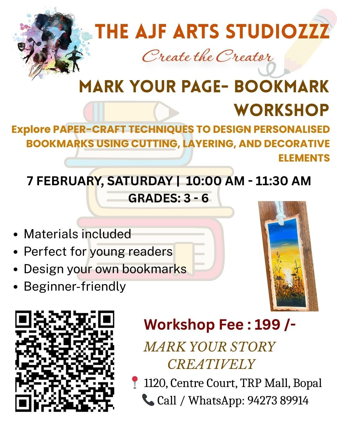 MARK YOUR PAGE - BOOKMARK WORKSHOP