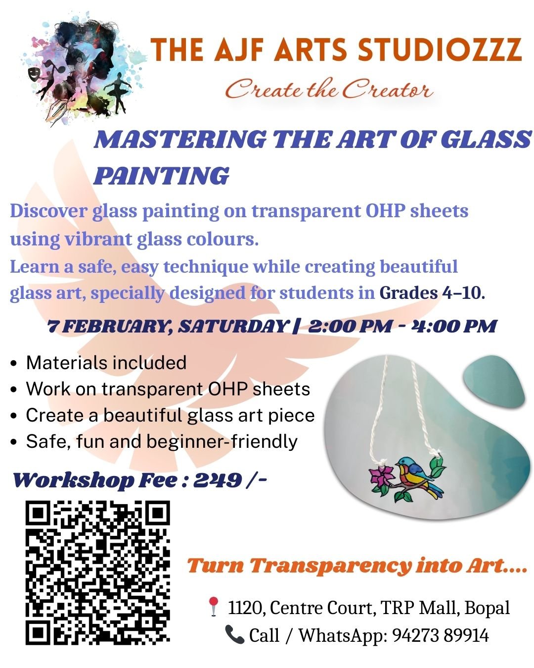 MASTERING THE ART OF GLASS PAINTING WORKSHOP