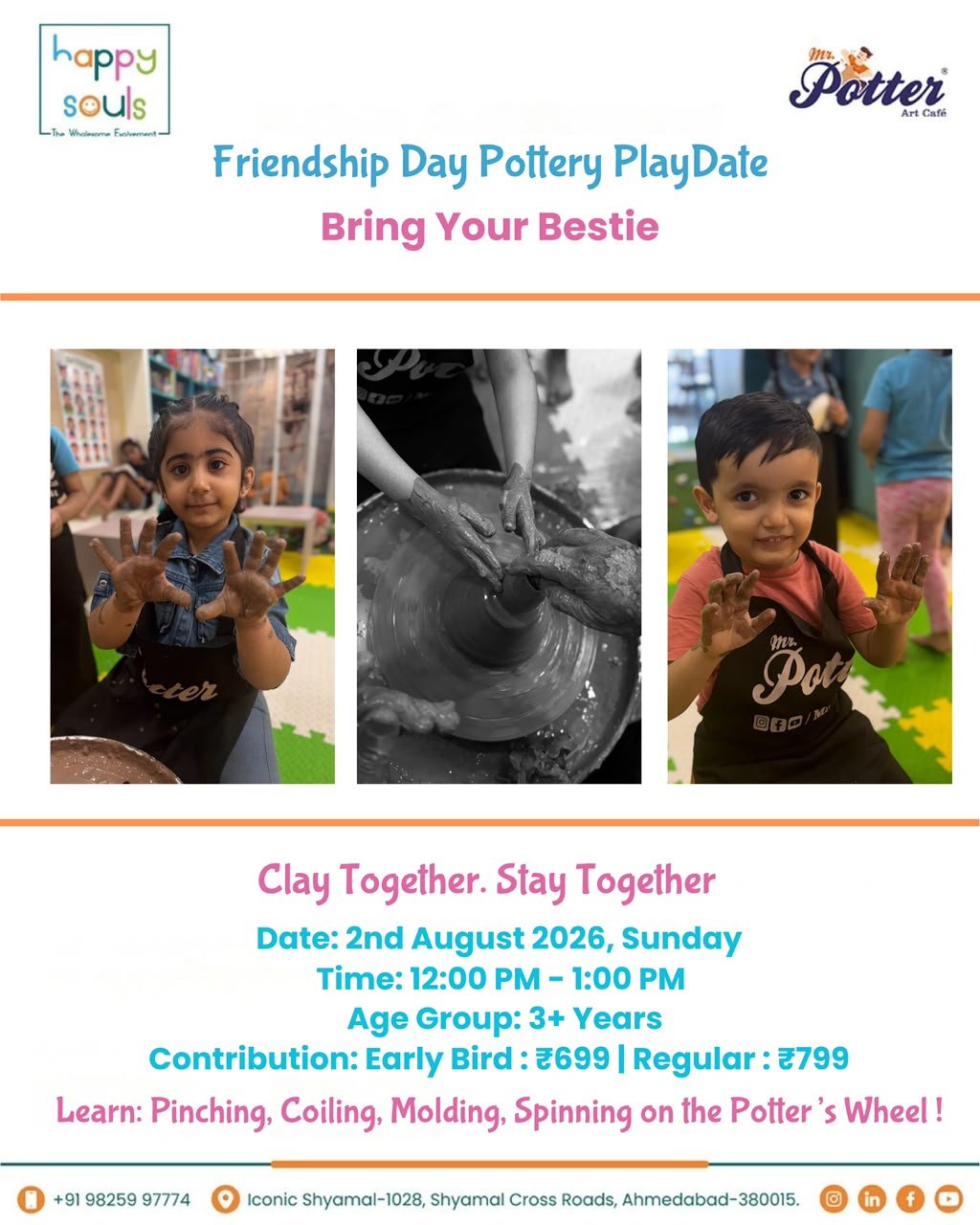 Bestie Pottery Playdate