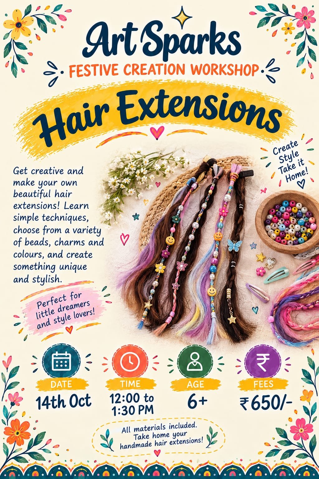 Hair Extensions Workshop By Art Sparks