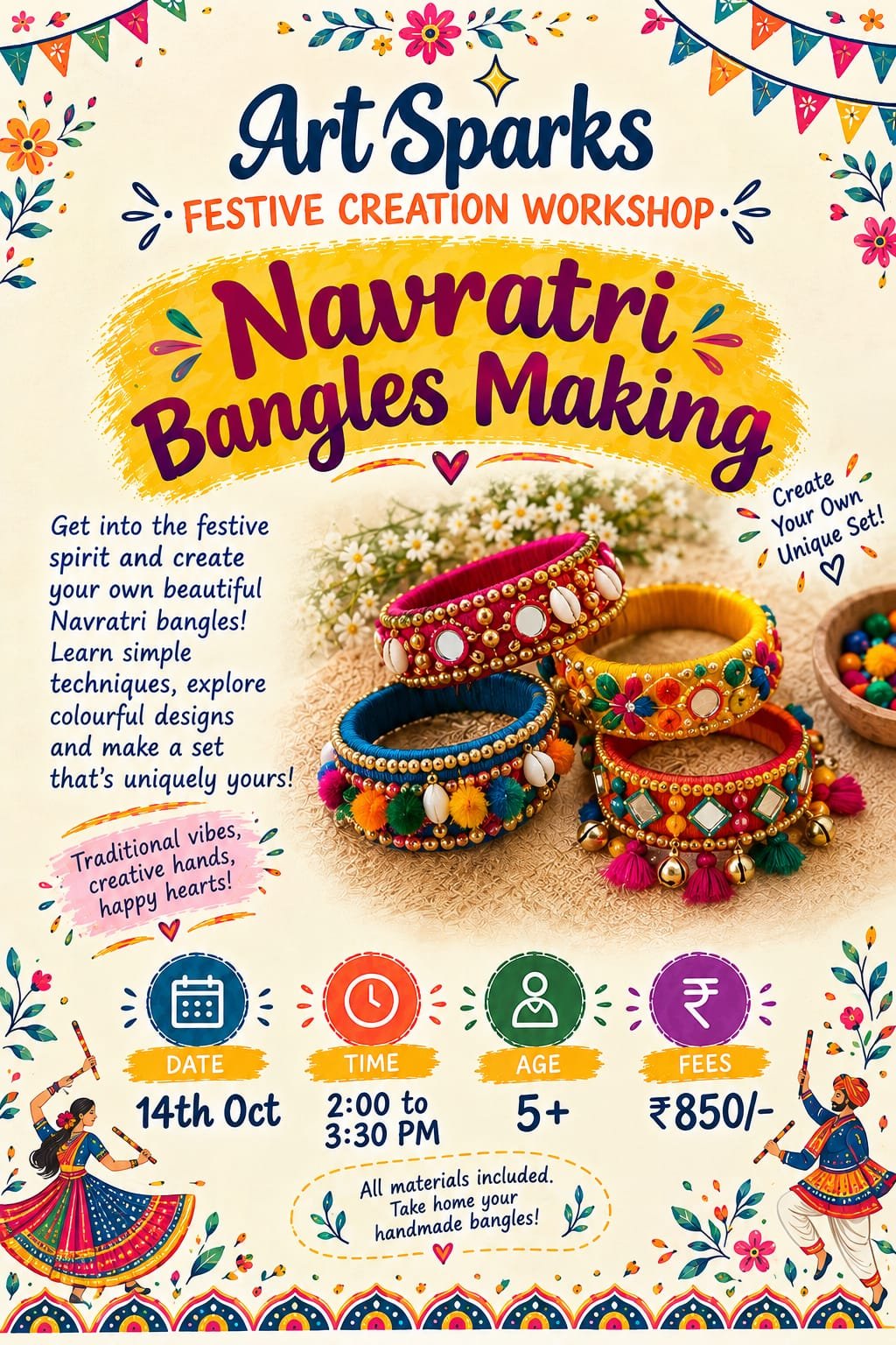 Navratri Bangles Making Workshop