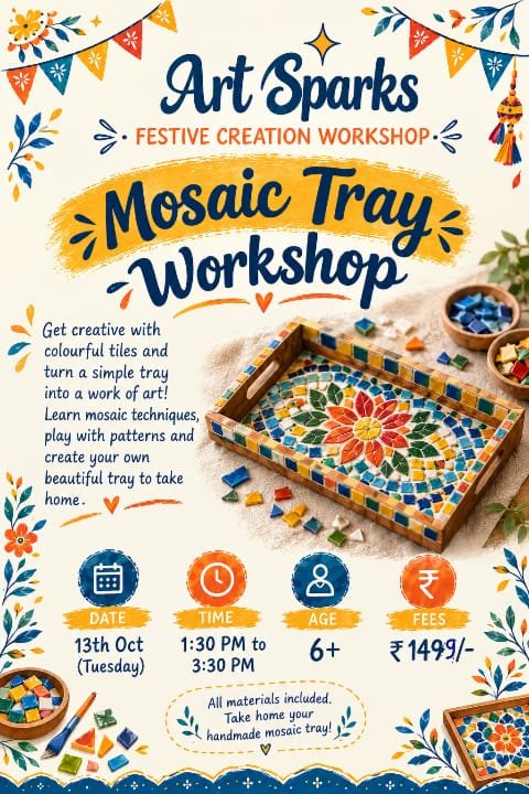Mosaic Tray Workshop