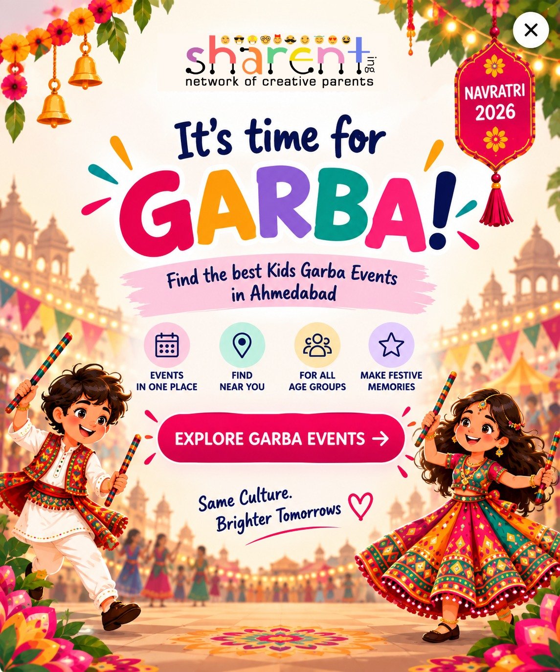 Kids Garba Events in Ahmedabad